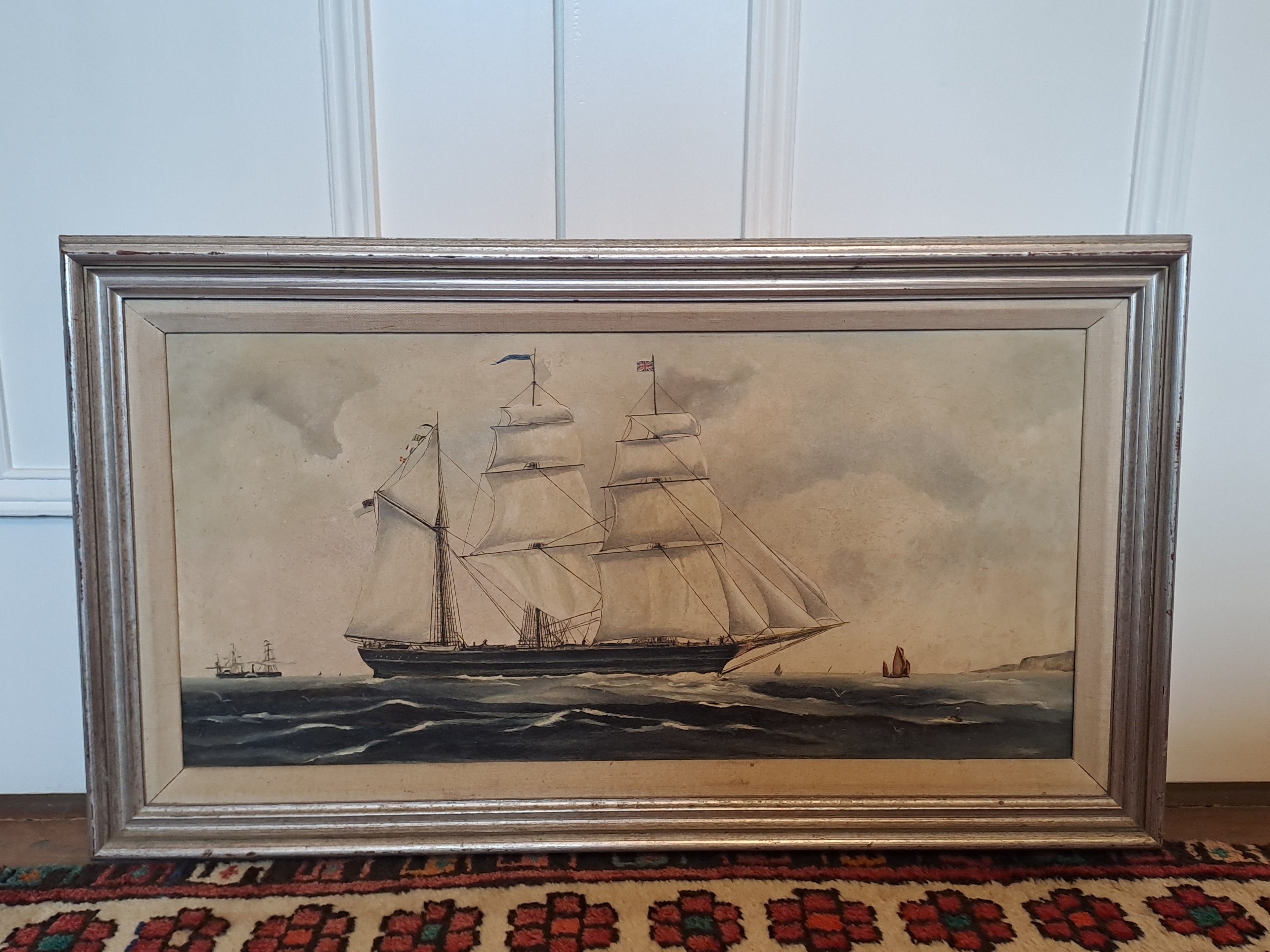 A Magnificent Late 19th-Century Marine Oil Painting – Continental School
